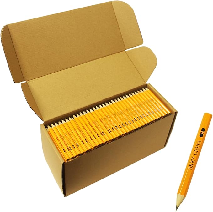 SKKSTATIONERY 680 Pcs Golf Pencil, Half Pencils, 3.5" Pencils, 2 HB pencil Sharpened, Golf, Classroom, Pew, Short, Mini Pencils