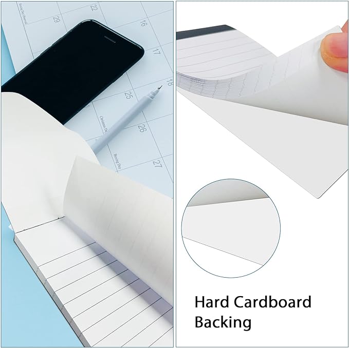 20 Pack Small Notepad, 3 x 5 Inch Ultra Quality Note Pads, Server Lined Papers and Desk Notepads for Office Supplies, Writing and Memo pads 30 Sheets Each