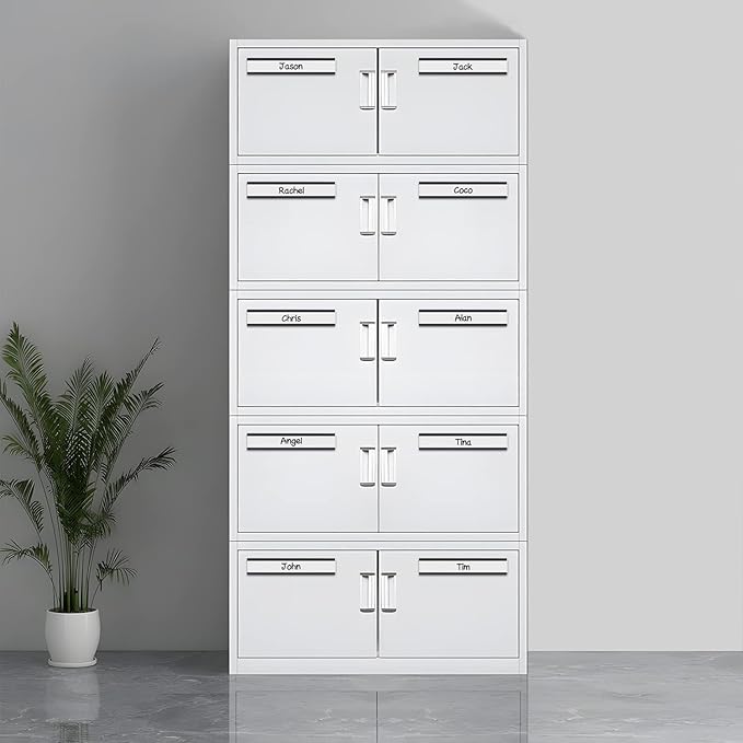 Magnetic Label Holder 0.78"X4"，Magnetic Labels for Shelving，Magnetic Data Card Holders File Cabinet Labels,Pack of 50