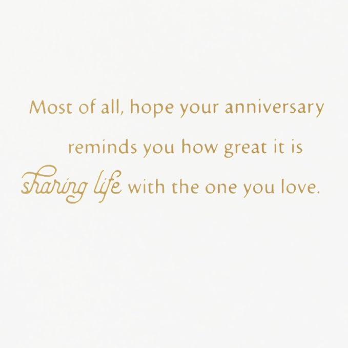 Hallmark Anniversary Card for Couple (Perfect Moments)