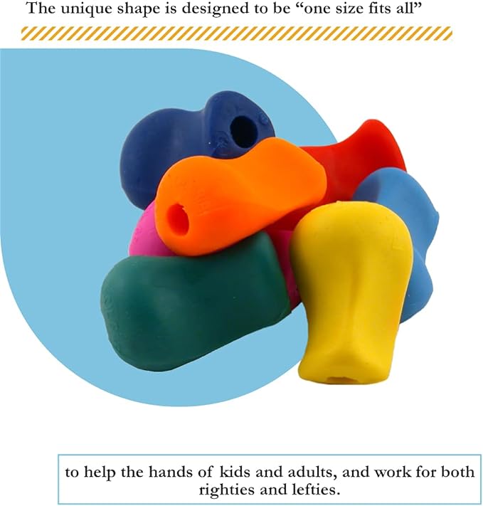 The Pencil Grip 3-Step Training Kit with 3 Premium Ergonomic Pencil Grips, Crossover Grip, Pinch Grip, Pencil Grip (MXG-003), 1 Count (Pack of 1)