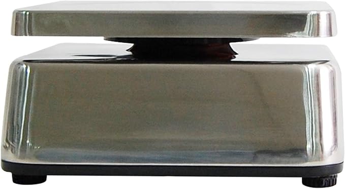 TVS Portion control Stainless steel Washdown Scale, Lb/Oz/Kg/g Switchable, Low Profile Design, 6lb Capacity, 0.001lb Readability, Single Display, NTEP Legal for Trade Coc #19-058