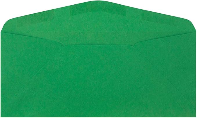 JAM PAPER #9 Business Colored Envelopes - 3 7/8 x 8 7/8 - Green Recycled - Bulk 250/Box