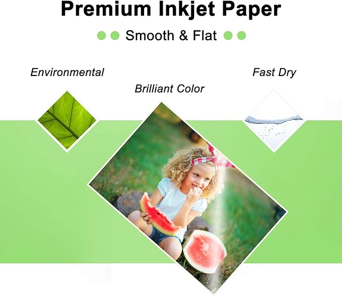 Koala Glossy Inkjet Photo Paper 13X19 Inches 48lb 100 Sheets Professional Glossy Photographic Paper Compatible with Inkjet Printer Use DYE INK 180GSM
