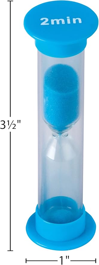 Teacher Created Resources 2 Minute Sand Timer - Small (20647),Blue
