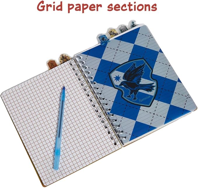 Innovative Designs Harry Potter Hogwarts Writing Notebook & Tab Journal for Kids, Teens or Adults
