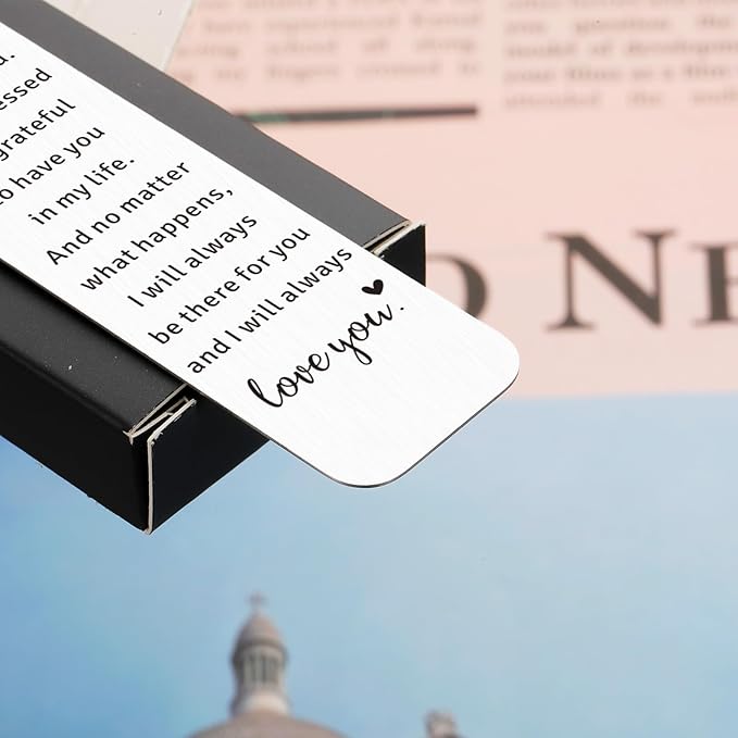 Stocking Stuffers for Teens Girls 16-18, Bonus Daughter Gifts, Daughter in Law Bookmark Gifts, Unbiological Daughter Gifts, Daughter Birthday Gifts from Mom, Bonus Daughter Christmas Gifts