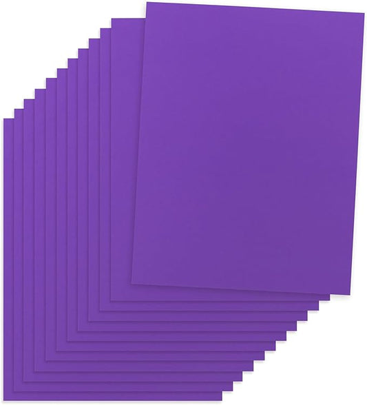 Hygloss Purple Colored Paper - 24 lb, 89 GSM, Acid-Free, Fade-Resistant, 11x17-Inch Ledger Size Color Copy Paper, 90 Sheets