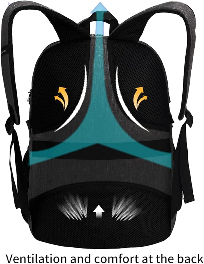 SHRRADOO Travel Laptop Backpack, Business Anti Theft Slim Durable Laptops Backpack with USB Charging Port, College High School Computer Bag Gift for Men Women Fits 16.3 Inch Notebook