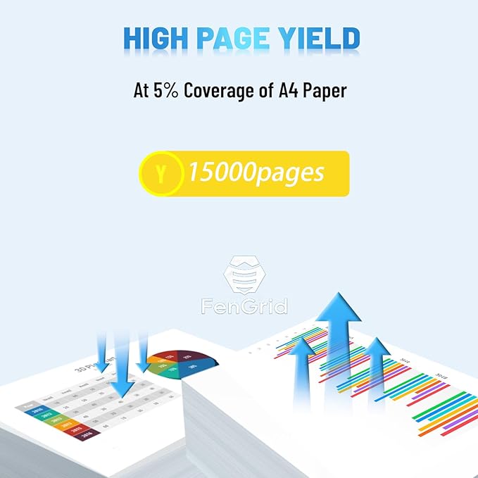 AltaLink C8030 Yellow Toner Cartridge 006R01700 Replacement for Xerox AltaLink C8030 C8035 C8045 C8055 C8070 ( Yellow, 15,000 Pages )