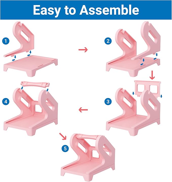 JIOSE 4x6 Printer Label Holder - Thermal Printer Label Holder for Rolls and Fan-Fold Labels - Work with Desktop Thermal Shipping Label Printer