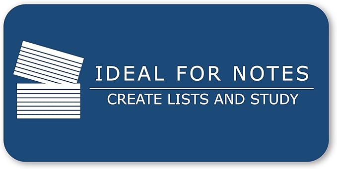 Roaring Spring Mini Index Cards 3"x2.5", 200 Count, 100# White Single Sided Ruled Paper, In Convent Tray Holder, Blank on Back (Pack of 1)