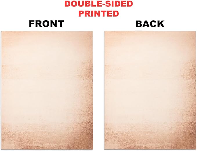 50 Pack Decorative Vintage Paper | Vintage Stationary Paper | Use for Creating Timeless Writing, Drawing, Sketches, Painting Projects | Ink Jet and Laser Printer Friendly | 8.5 x 11 Inches 50 Sheets