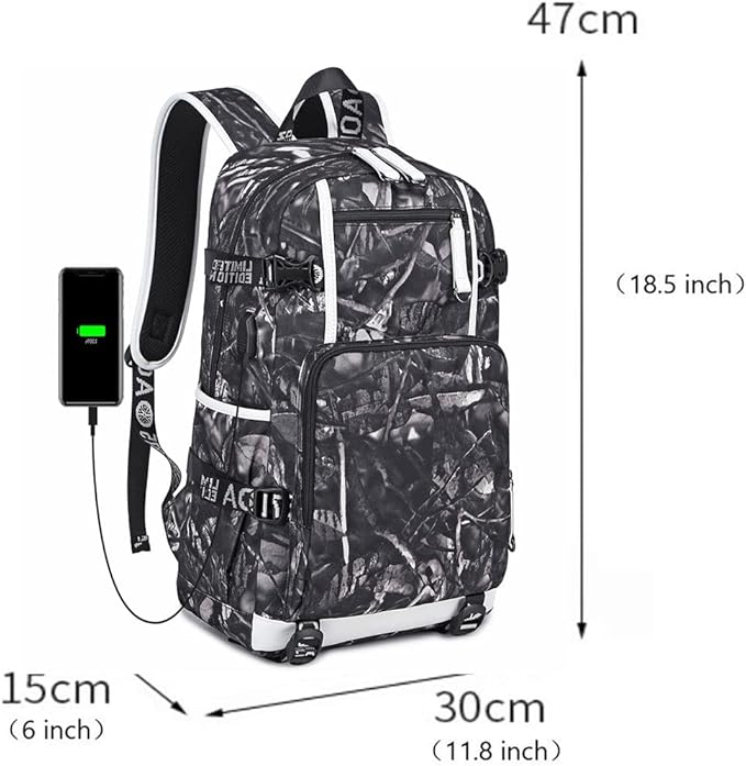 Soccer Superstar M-essi 10 Multifunctional Laptop Backpack Teenage Travel Backpack Fans Schoolbag (D2)