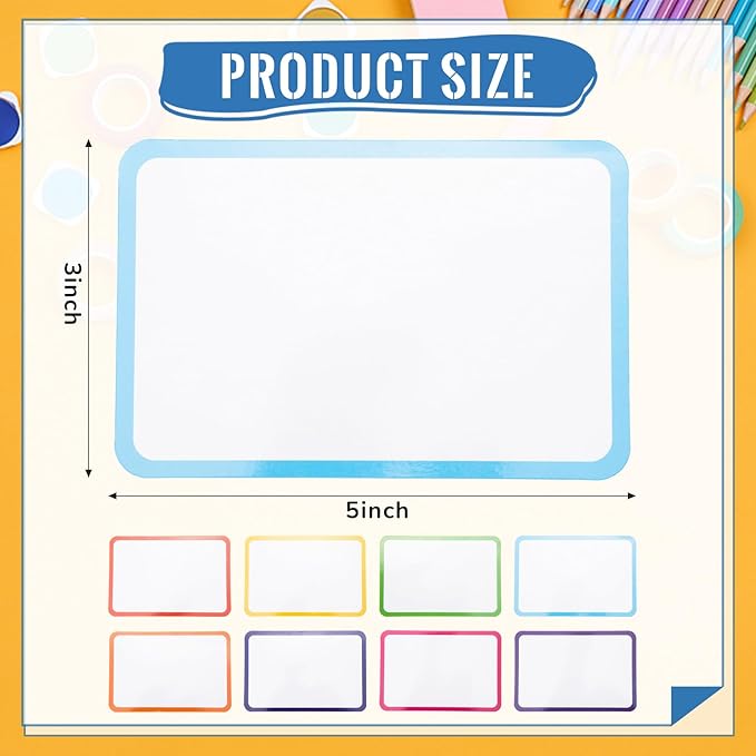 120 Pcs Dry Erase Index Cards Notecards Blank Reusable Flash Cards Sheets Game Cards Study Business Note Cards for School Office Housework Taking To Do List (Multicolor, 3×5 Inch)