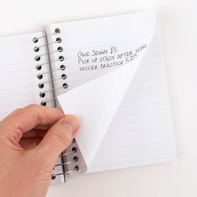 Five Star Spiral Notebook, Fat Lil' Pocket Notebook, College Ruled Paper, 200 Sheets, 5-1/2" x 3-1/2", Assorted Colors, Color Will Vary, 1 Count (45388) (Pack of 2)