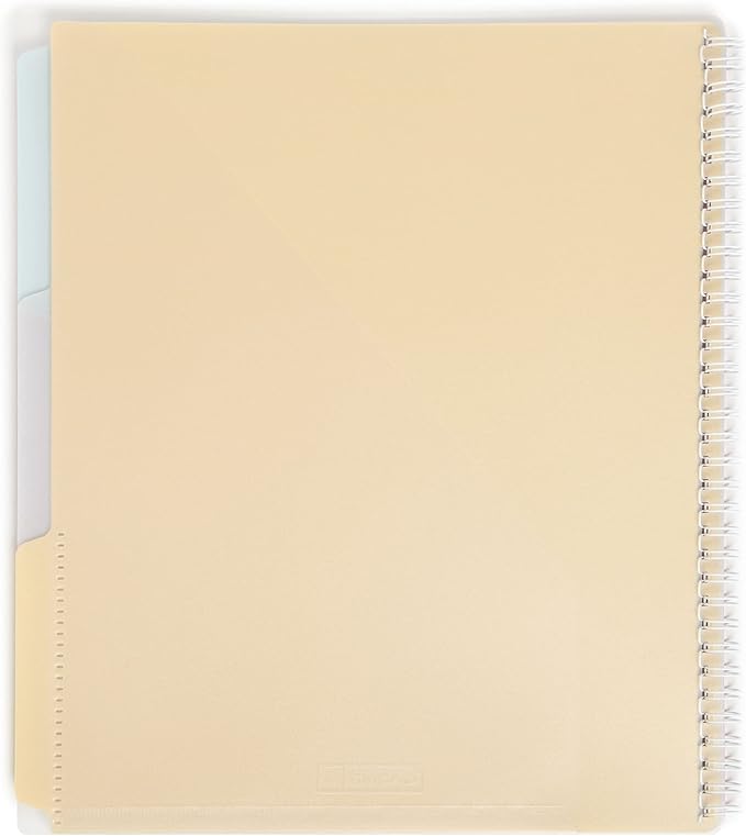 Smead Poly Project Organizer, 6 Tabs, 12 Pockets, Letter Size, Pastel (89208) (Pack of 1)