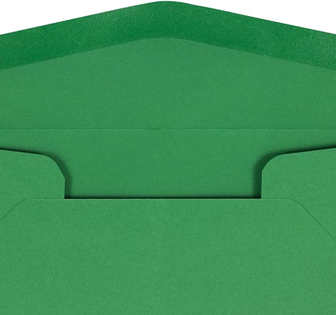 JAM PAPER #10 Business Colored Envelopes - 4 1/8 x 9 1/2 - Green Recycled - 100/Pack