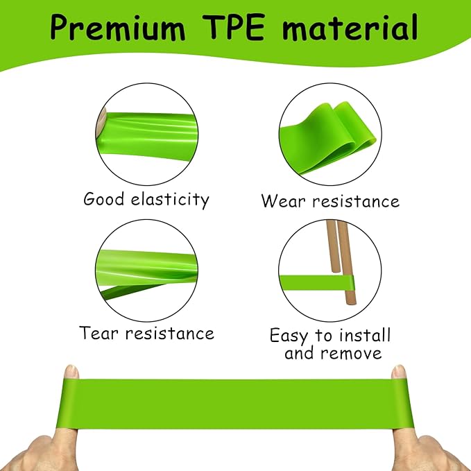 6 Pack Chair Bands for Kids with Fidgety Feet, ADHD Tools for Kids, ROOKEA Sensory Room Must Haves for Adhd Kids Fidget Chair Bands Autism Classroom Must Haves ADHD Tools for Classroom Home Chairs