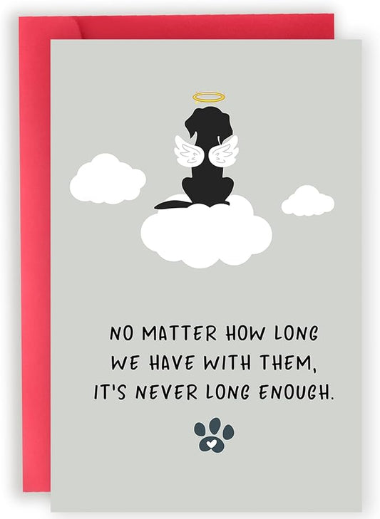 Dog Memorial Gifts for Loss of Dog, Pet Sympathy Gifts, Pet Loss Sympathy Cards for Pet Owner, Dog Sympathy Card, Dog Bereavement Gift