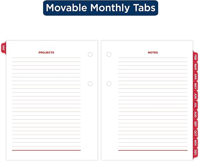 AT-A-GLANCE 2024 Daily Desk Calendar Refill, 3" x 3-3/4", Mini, Loose-Leaf (E9195024)