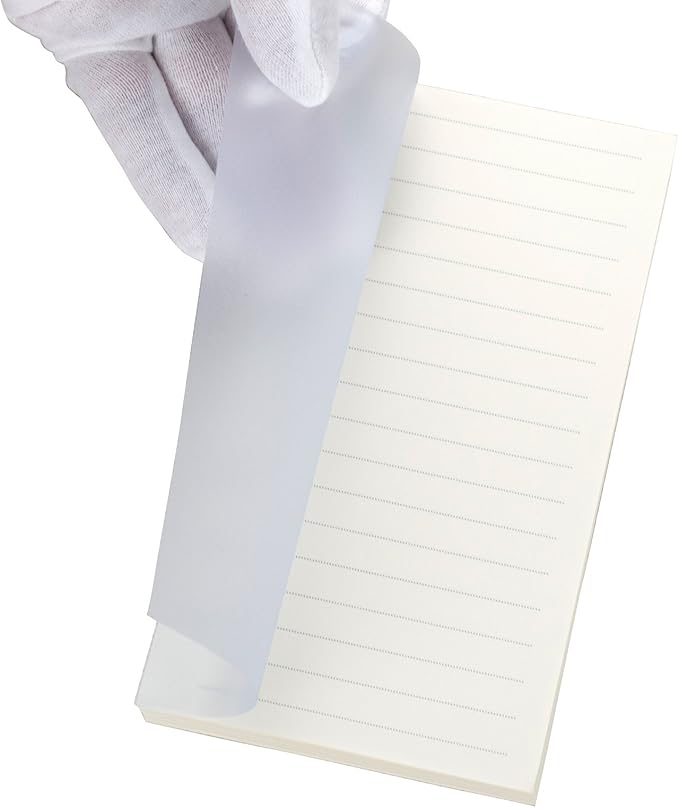 Ancicraft Refill Paper A6 6 Hole 3.75 X 6.75 Inches Lined Creamy White Paper for Loose Leaf Binder Notebook 100 Sheets / 200 Pages