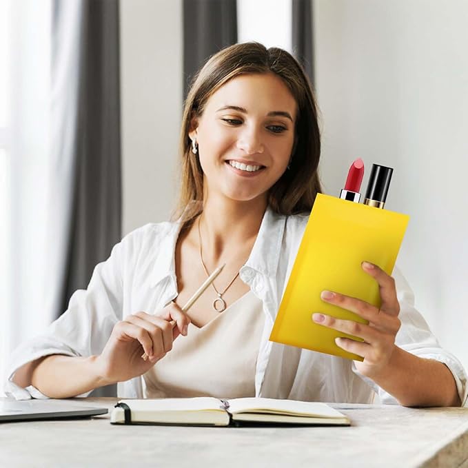 Dasen Kraft Bubble Mailers 3.5x5 Inch 50 Pcs,Small Self-Sealing Waterproof Cushioned Mail Shipping Bags,Yellow Padded Envelopes #0000