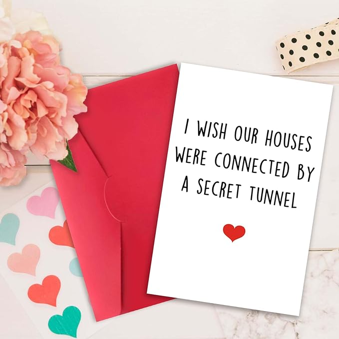 Funny Birthday Card For Friends Sister, Humor Best Friend Birthday Card, Long Distance Friendship Greeting Card, I Miss You Greeting Card, Fashion Themed, Perfect for Any Friend