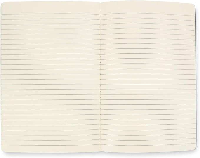 Simply Genius A5 Notebooks for Work, Travel, Business, School & More - College Ruled Notebook - Softcover Journals for Women & Men - Lined Note Books with 92 pages, 5.5" x 8.3" (Green, 6 pack)