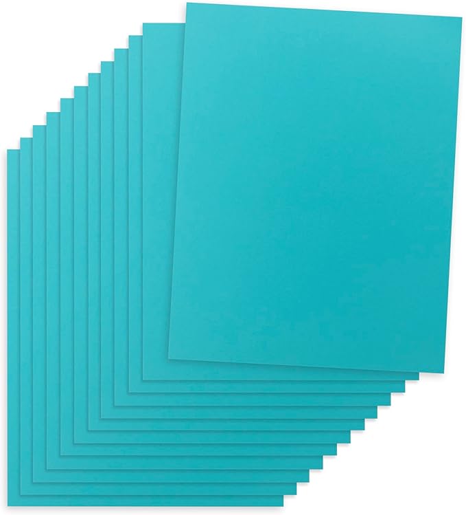 Hygloss Light Blue Colored Paper - 24 lb, 89 GSM, Acid-Free, Fade-Resistant, 8.5x11-Inch Letter Size Color Copy Paper, 90 Sheets