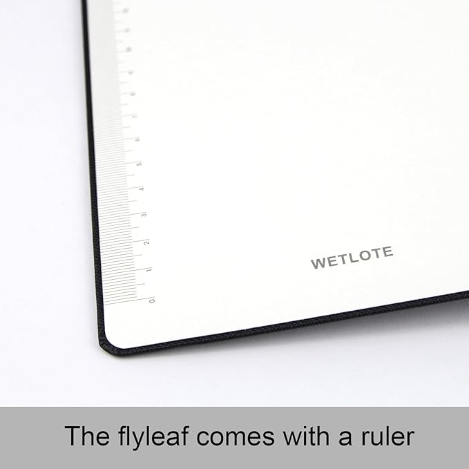 Dot Matrix Hardcopy Notebook - 5"x8"- Sourced from sustainable and excellent quality paper, minimalist, natural, portable and flexible design, good helper for study and record keeping, suitable for office, school and many other occasions(Red)