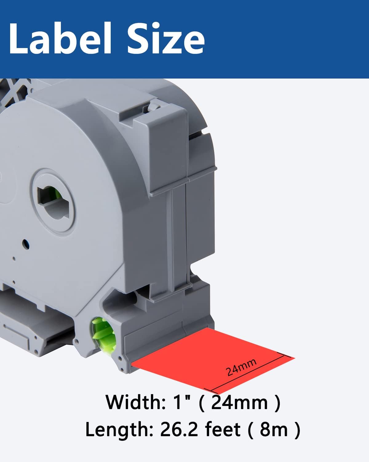Tze Tz Tape 24mm 0.94 Laminated Red Compatible for Brother P Touch Label Maker Tape TZe-451 TZe451 Label Tape for PT D600 D610 P710BT P910BT, Black on Red, 0.94 Inch x 26.2 Feet, 3-Pack