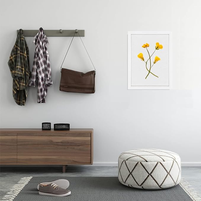 TORASO Cork Board Bulletin Board, Cork Boards for Walls with Pins, Eye Bolts, gaskets, Screws, Pin Board for Office, School and Home (White, 17“x23-2P)