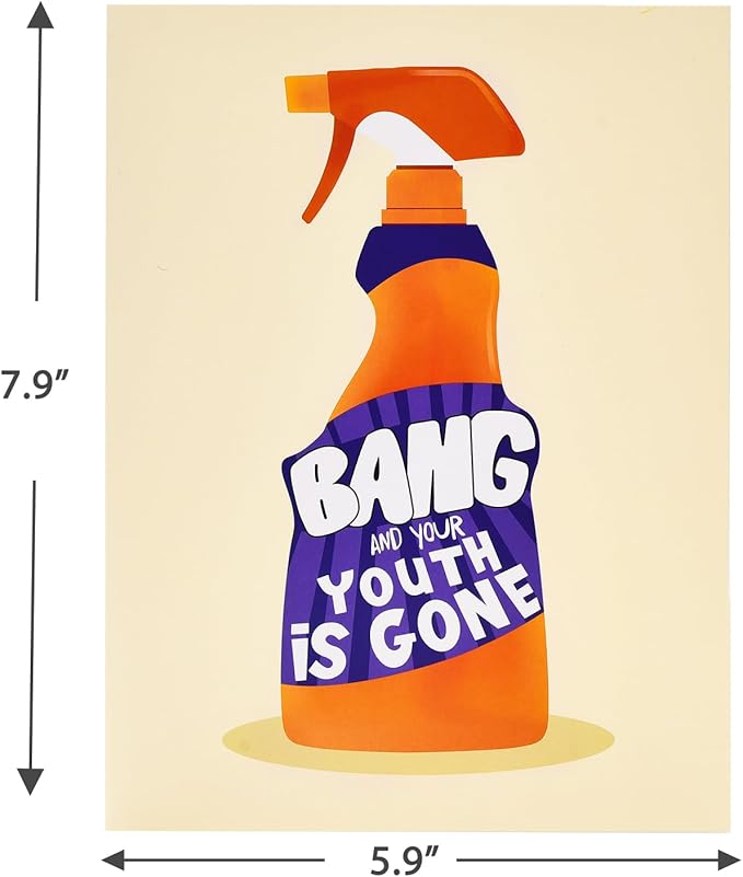 Funny Birthday Cards for Women Men, Sarcastic Birthday Age Cards for Husband Wife, You’re Old Birthday Card for Brother Sister, Your Youth is Gone Greeting Card for Him Her