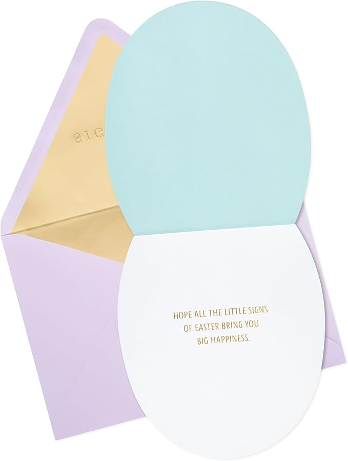 Hallmark Signature Easter Card (Watercolor Easter Egg)