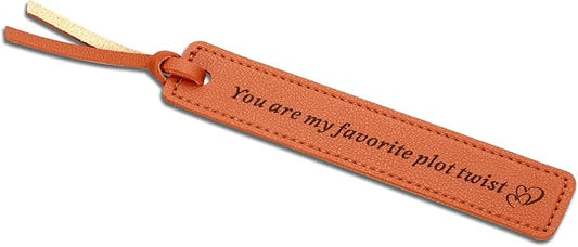 Wedding Bookmark Leather Gifts for Women Men 3rd Anniversary Bookmark Gifts for Him Her Wife Husband Birthday Gifts for Best Friend Bride Groom Women Book Marks for Booklover