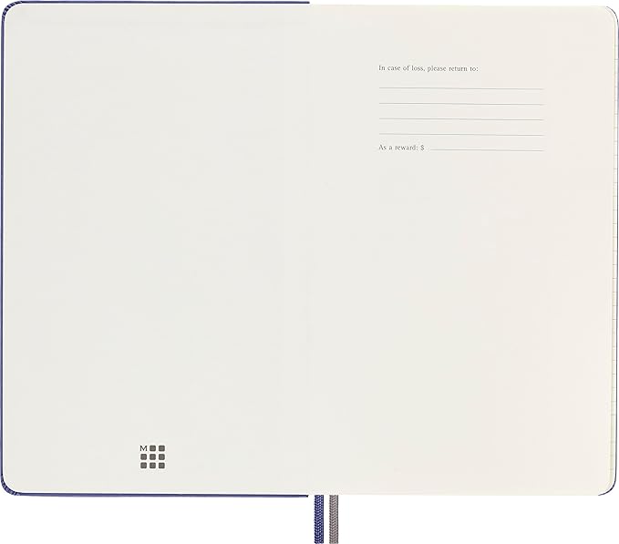 Moleskine Art Logbook, Hard Cover, Large (5" x 8.25"), Dotted, Lavender Violet, 160 Pages