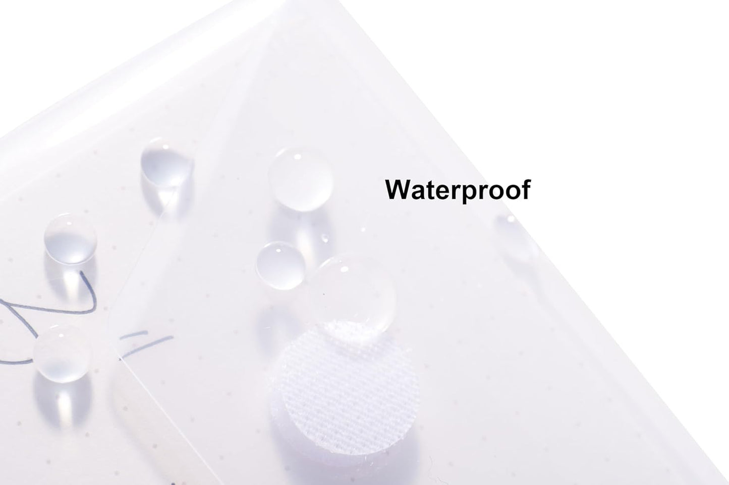 3’’ x 5’’ Vertical Plastic Envelopes Hook Loop Closure Coupon Receipt Sticker Holder 10 Pack