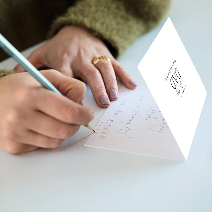 Wedding Day Card for My Dad, To My Dad On Our Wedding Day Card, Dad Of The Bride/Groom Gifts.（Dad A）, 6*4