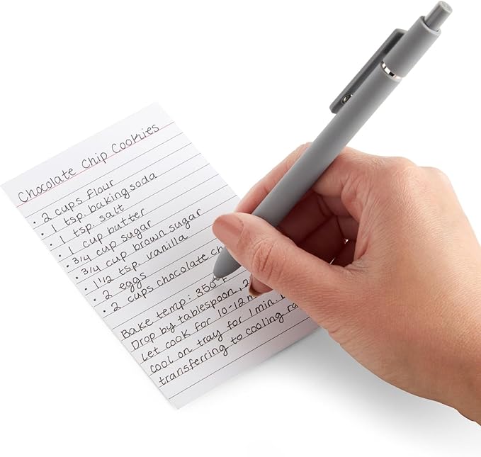 Okuna Outpost 300 Pack Vertically Ruled Index Cards, Vertical Lined Paper Note Cards, Portrait Style (3 x 5 In)