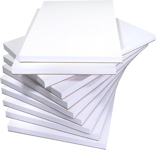 NextDayLabels - Memo Pads, 10 Notepads with 50 – 4x6 Sheets Per Scratch Pad, White, 50#, Office and School Supplies for Writing Notes, Grocery Shopping, To Do Lists, Servers, Small Blank Paper (4x6)