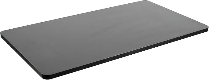 VIVO Black 43 x 24 inch Universal Solid One-Piece Table Top for Standard and Sit to Stand Height Adjustable Home and Office Desk Frames, DESK-TOP43B