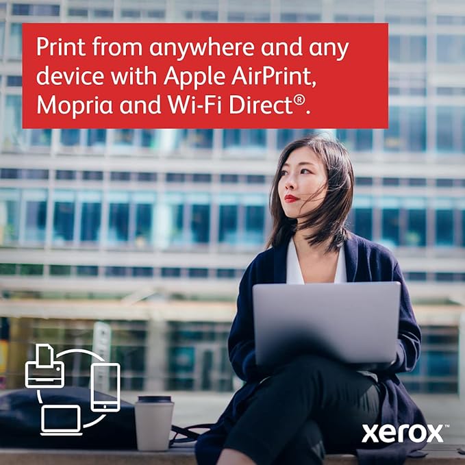 Xerox B225DNI All-In-One Printer, Laser, B&W, Wireless, ADF, Letter, Print, Scan, Copy, Energy Star Certified, Up to 36PPM