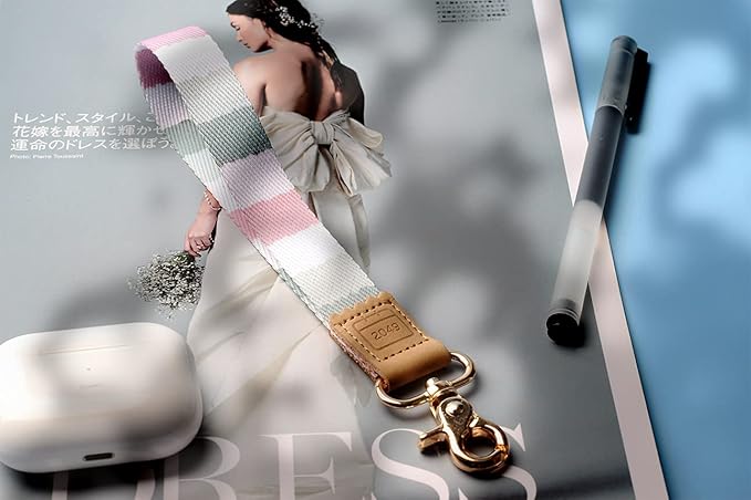 DQL Key Wristlet Strap for Women and Men, Wrist Keychain for Car Keys, Badge, Wallet, and Phone Wrist Strap