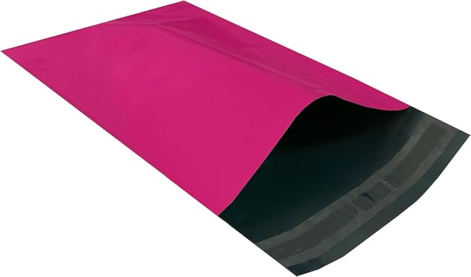 Colored Poly Mailers Pack of: Be creative with your packaging with Colored mailers (Pink, 6" x 9" pack of 200)
