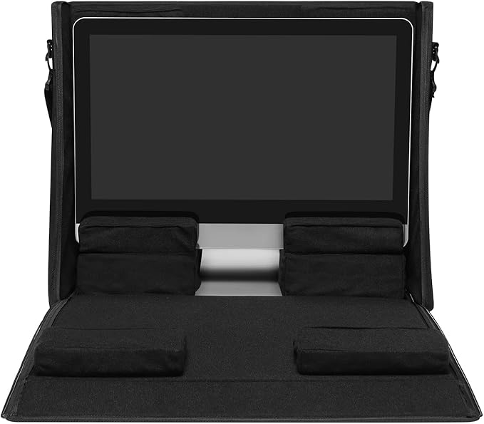 21 / 24 inch lcd screen computer Tote Bag Compatible with iMac Desktop Monitor Computer Bag Travel Storage Bag Carrying Bag with Shoulder Strap ( 21-24 inch monitor bag )