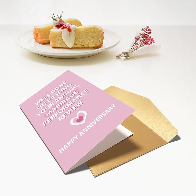 Funny Anniversary Card for Couple, Humor Anniversary Card for Husband Wife, Happy Anniversary Card from Boyfriend Girlfriend