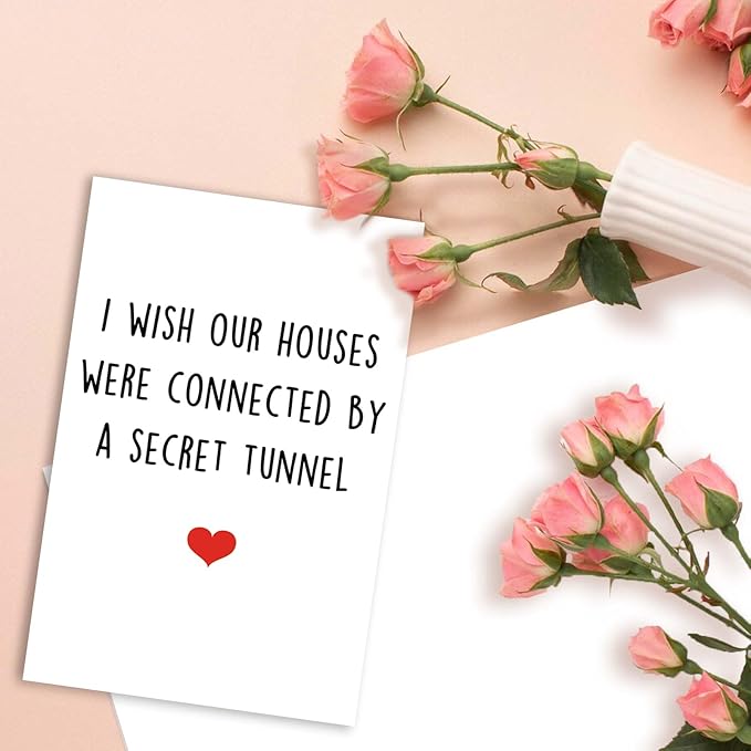 Funny Birthday Card For Friends Sister, Humor Best Friend Birthday Card, Long Distance Friendship Greeting Card, I Miss You Greeting Card, Fashion Themed, Perfect for Any Friend