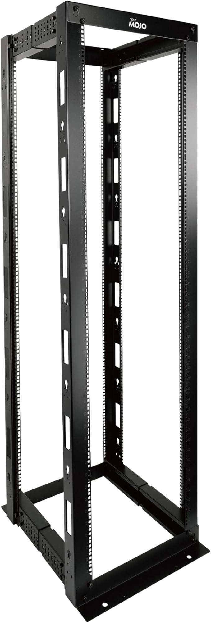 45U Open Frame Server Rack,4-Post Adjustable Depth 23.6 inch-39.3 inch Frame Rack,Professional It Rack for 19 inch Computer/AV/Data/IT Equipment,Square Hole
