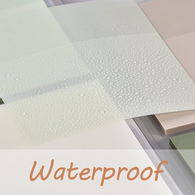 BAYTORY 1700 Sheets Transparent Sticky Notes, Clear Waterproof 3 x 3 inch See Through Memo Pad, Self-Adhesive Translucent Writable Index Tabs for Annotating Books, Study Supplies